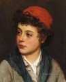 von Retrato de un niño dama Eugene de Blaas